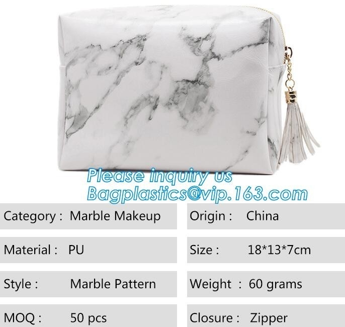 Bolso cosmético con la manija de cuero, bolso cosmético de la cremallera untearable del tyvek, ambientalmente f del maquillaje de la cremallera de papel de encargo de Tyvek