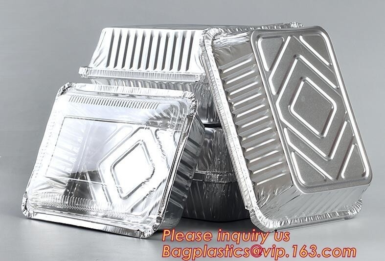 bandeja de la barbacoa, bandeja de alta calidad de la barbacoa del papel de aluminio, envase disponible del papel de aluminio, comida disponible del papel de aluminio
