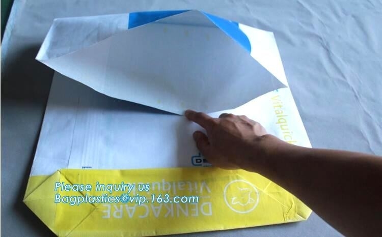 De encargo impresa hizo los bolsos de empaquetado tejidos plásticos transparentes de papel polivinílicos que se puede volver a sellar de Brown Kraft, lami tejido los pp de papel de Kraft