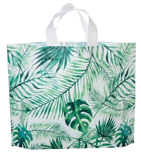Impresión a todo color de la bolsa de plástico de encargo de alta calidad del sellado caliente de Hotsale cortada con tintas para manejar el PA plástico del bagplastics del bolso que hace compras
