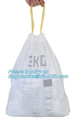 customer wholesale corn starch biodegradable compostable eco friendly laundry bag for hotel, Dissolvable laundry bag eco