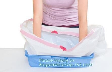 El impulso de Cat Litter Bags/del perro empaqueta el animal doméstico perfumado Cat Pan Liners Drawstring Cat